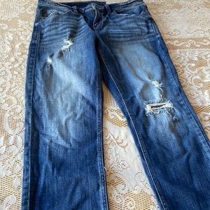 Cosmic Blue Love Jeans-gently warn